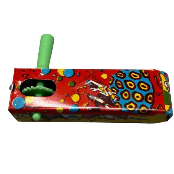 US Metal Toy Mfg Co Vintage Tin Spinner Noise Maker Party New Years costume READ - Picture 1 of 6